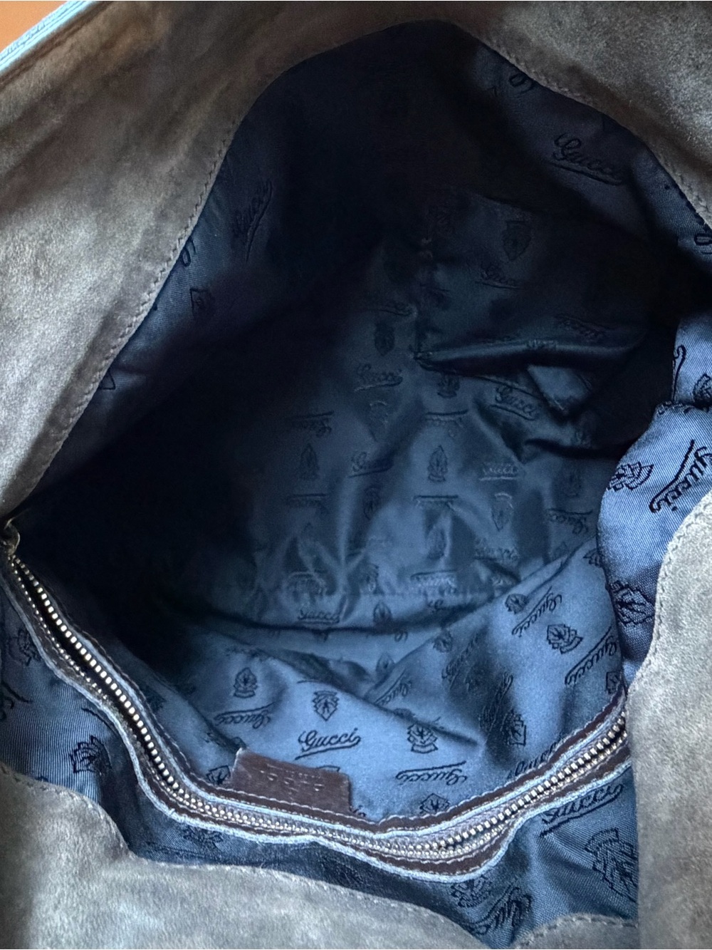 Gucci Indy Medium Brown Patent Leather Bamboo Hobo Bag - Picture 12 of 12